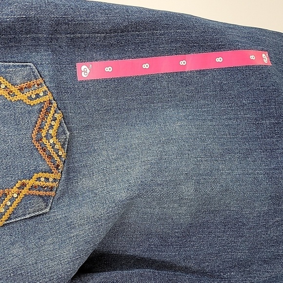 Dear ab Womens Star Pocket Low Rise Bootcut jeans size 8 - Picture 7 of 14